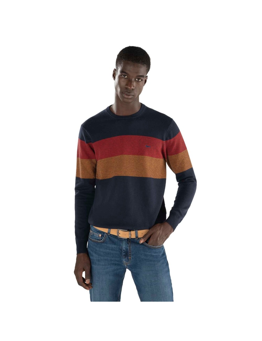 Maglione a trama spigata Harmont&Blaine