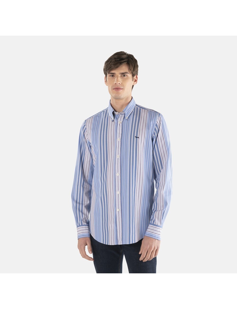 Camicia a righe in cotone Harmont&Blaine