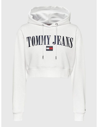 Felpa cropped con cappuccio DW0DW14927 Tommy Hilfiger