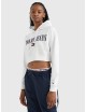 Felpa cropped con cappuccio DW0DW14927 Tommy Hilfiger