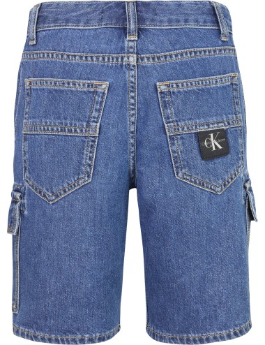 Bermuda cargo in denim IB0IB01606 Calvin Klein