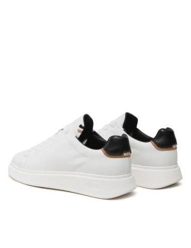 Sneakers in pelle con stringhe 50497880 Boss Black