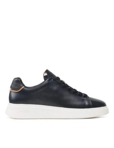 Sneakers in pelle con stringhe 50497880 Boss Black