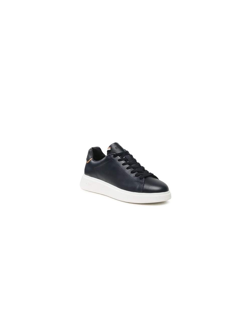 Sneakers in pelle con stringhe 50497880 Boss Black