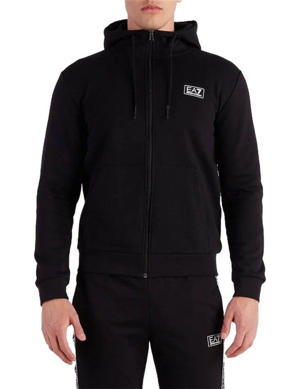 felpa ea7 uomo con zip