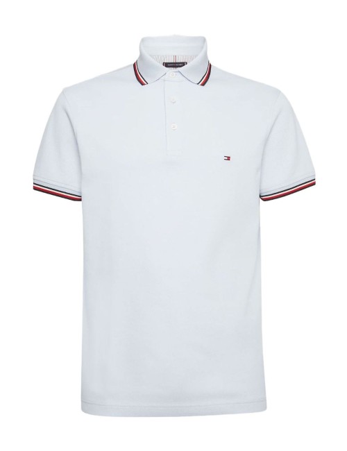 Polo uomo in cotone slim fit MW0MW30750 Tommy Hilfiger