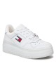 Sneakers donna platform in pelle con dettaglio bandiera EN0EN02506 Tommy Hilfiger