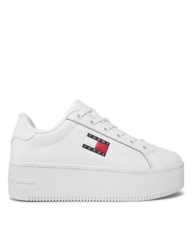 Sneakers donna flatform in ecopelle EN0EN02518 Tommy Hilfiger