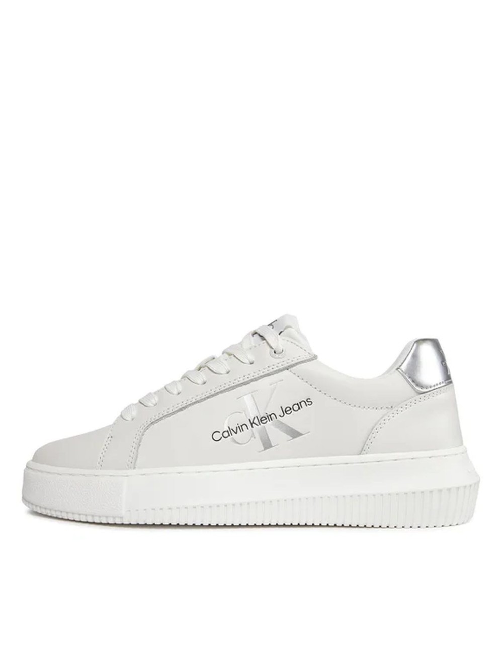 Sneakers in pelle logate Chunky Cupsole Mono Calvin Klein YW0YW01224YBR | My Brand Italia