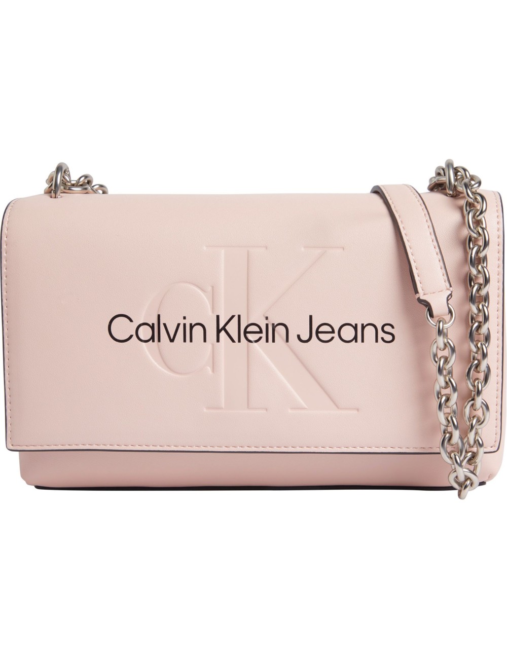 Borsa da spalla con dettaglio catena Calvin Klein K60K611866 | My Brand Italia