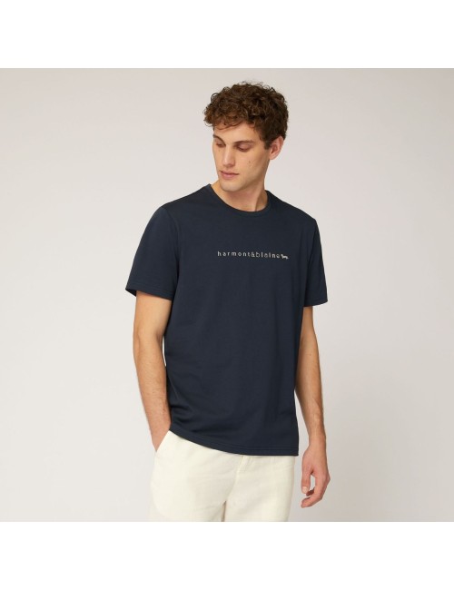 T-shirt logata IRL216021258 Harmont&Blaine