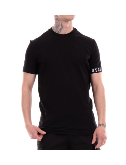 T-shirt girocollo logata D9M3S5400 Dsquared2