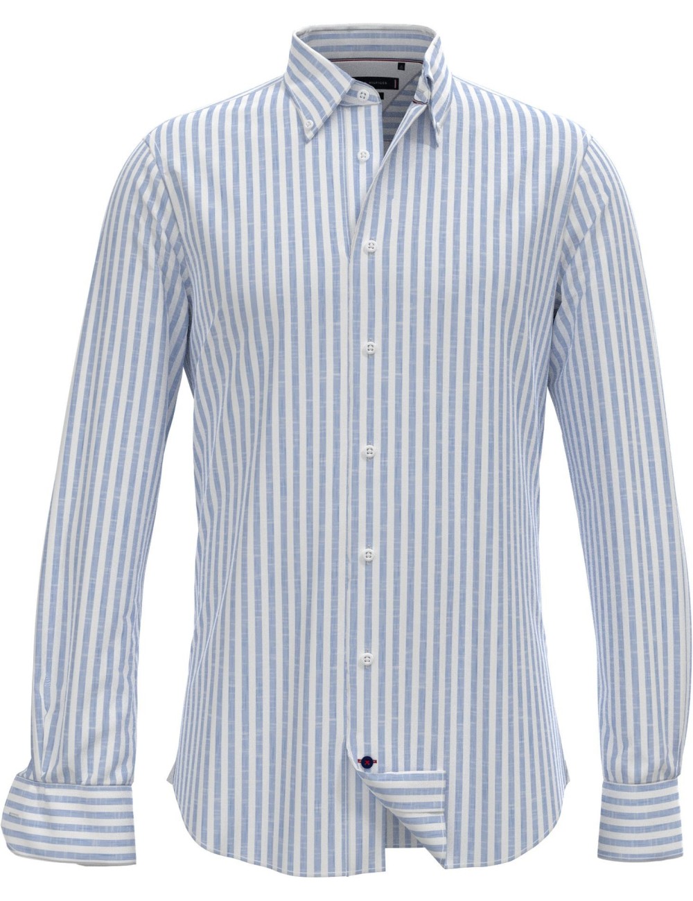 Camicia a righe in lino TOMMY HILFIGER MW0MW34646 | My Brand Italia