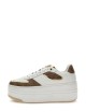 Sneakers in pelle con plateau Lulli FLJLLIFAL12 Guess