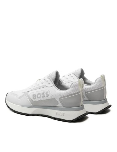 Sneakers uomo in similpelle 50517300 Boss Black