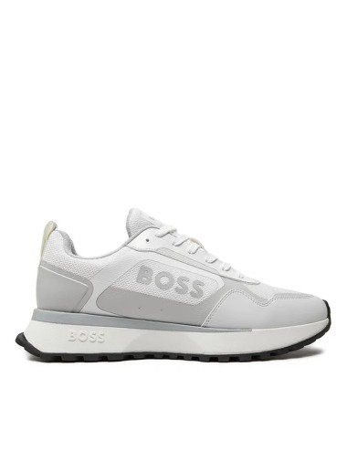 Sneakers uomo in similpelle 50517300 Boss Black