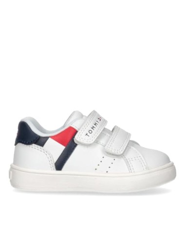 Sneakers con velcro e bandierina Tommy Hilfiger T1B9-33327-1355 | My Brand Italia