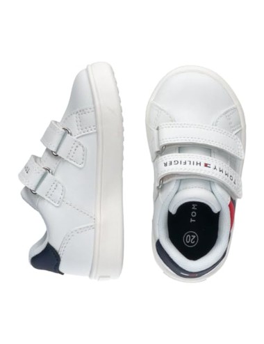 Sneakers con velcro e bandierina Tommy Hilfiger T1B9-33327-1355 | My Brand Italia