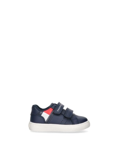 Sneakers con velcro e bandierina Tommy Hilfiger T1B9-33327-1355 | My Brand Italia