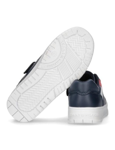 Sneakers in similpelle zip e velcro Tommy Hilfiger T3X9-33356-1355 | My Brand Italia