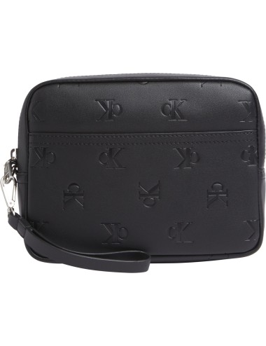 Pochette in ecopelle logo impresso Calvin Klein K50K512066 | My Brand Italia