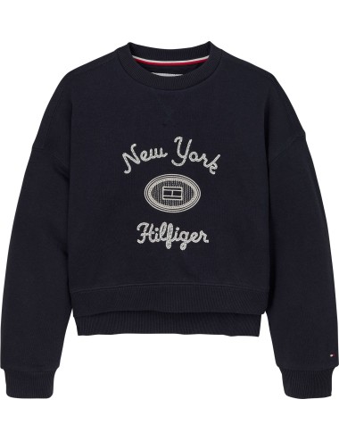 Felpa cropped logata Tommy Hilfiger KG0KG08038 | My Brand Italia