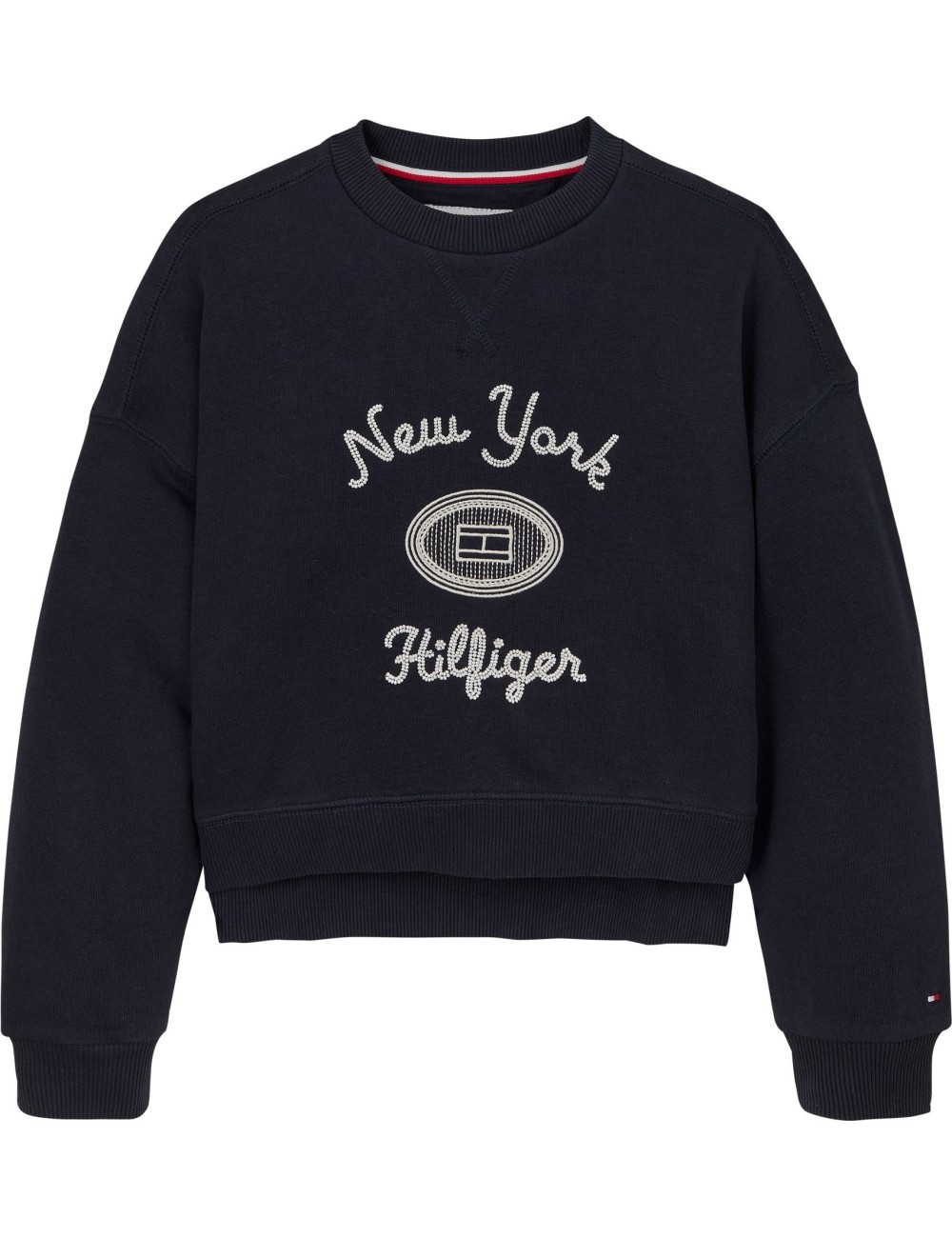 Felpa cropped logata Tommy Hilfiger KG0KG08038 | My Brand Italia