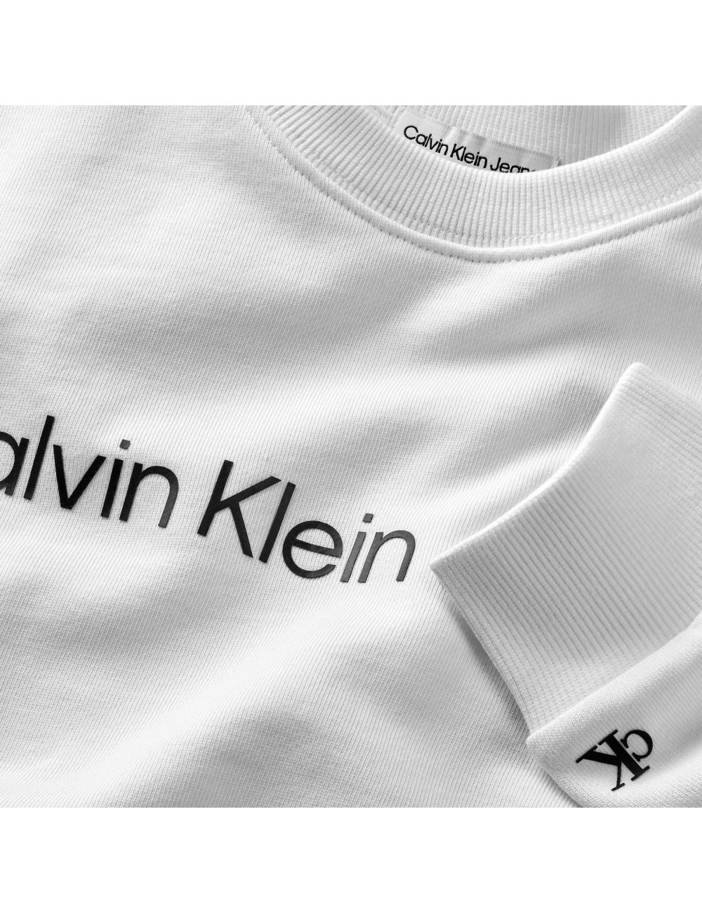 Felpa girocollo con logo Calvin Klein IU0IU00581 | My Brand Italia