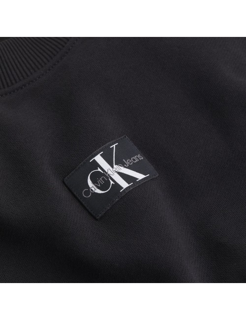 Felpa cropped con logo Calvin Klein  J20J223535 | My Brand Italia