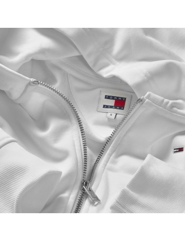 Felpa cropped con zip e cappuccio Tommy Hilfiger DW0DW18626 | My Brand Italia