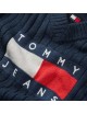 Maglione crop maxi logo DW0DW18528 Tommy Hilfiger