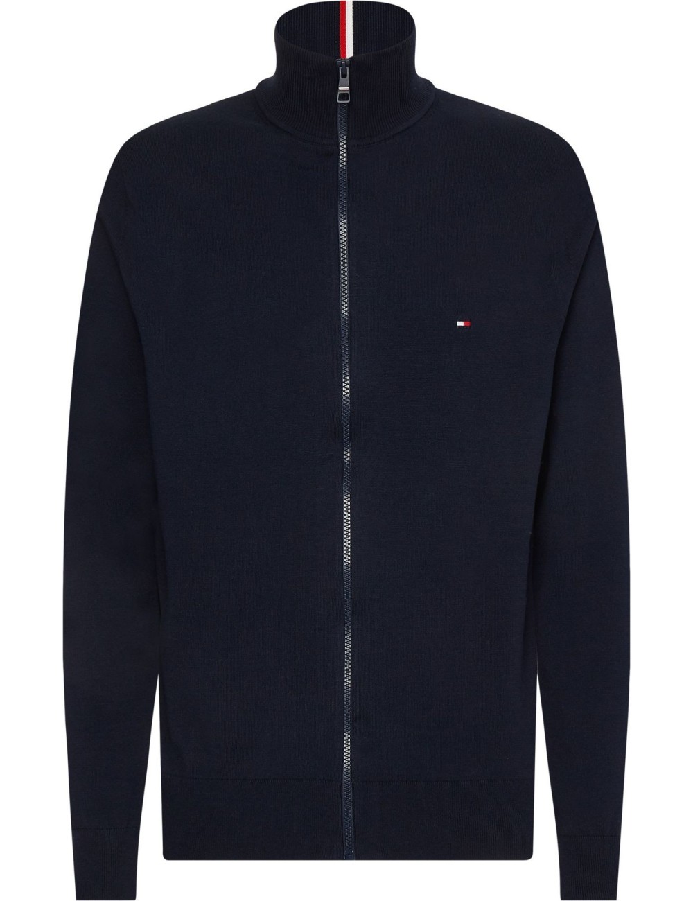 Maglione con zip e logo Tommy Hilfiger MW0MW22747 | My Brand Italia