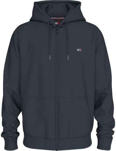 Felpa con cappuccio zip e logo Tommy Hilfiger DM0DM20498 | My Brand Italia