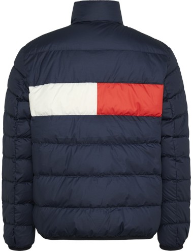 Giubbotto uomo trapuntato con logo e maxi bandiera DM0DM19614 Tommy Hilfiger