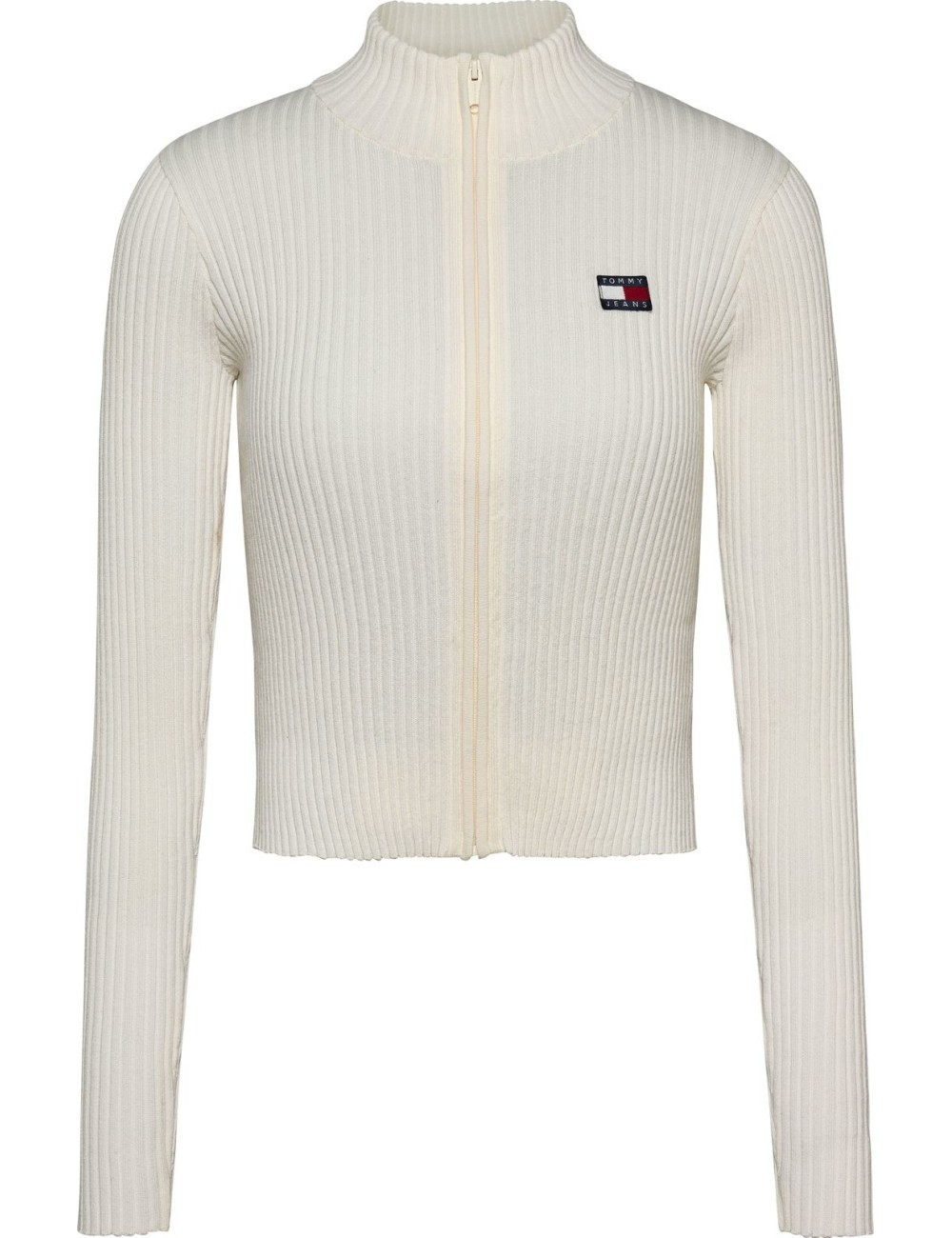 Cardigan a coste con logo Tommy Hilfiger DW0DW17243 | My Brand Italia