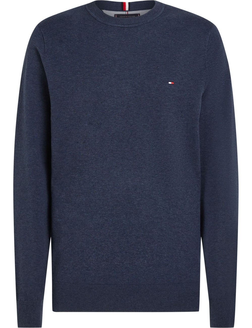 Maglione girocollo uomo in cotone con logo MW0MW21316 Tommy Hilfiger