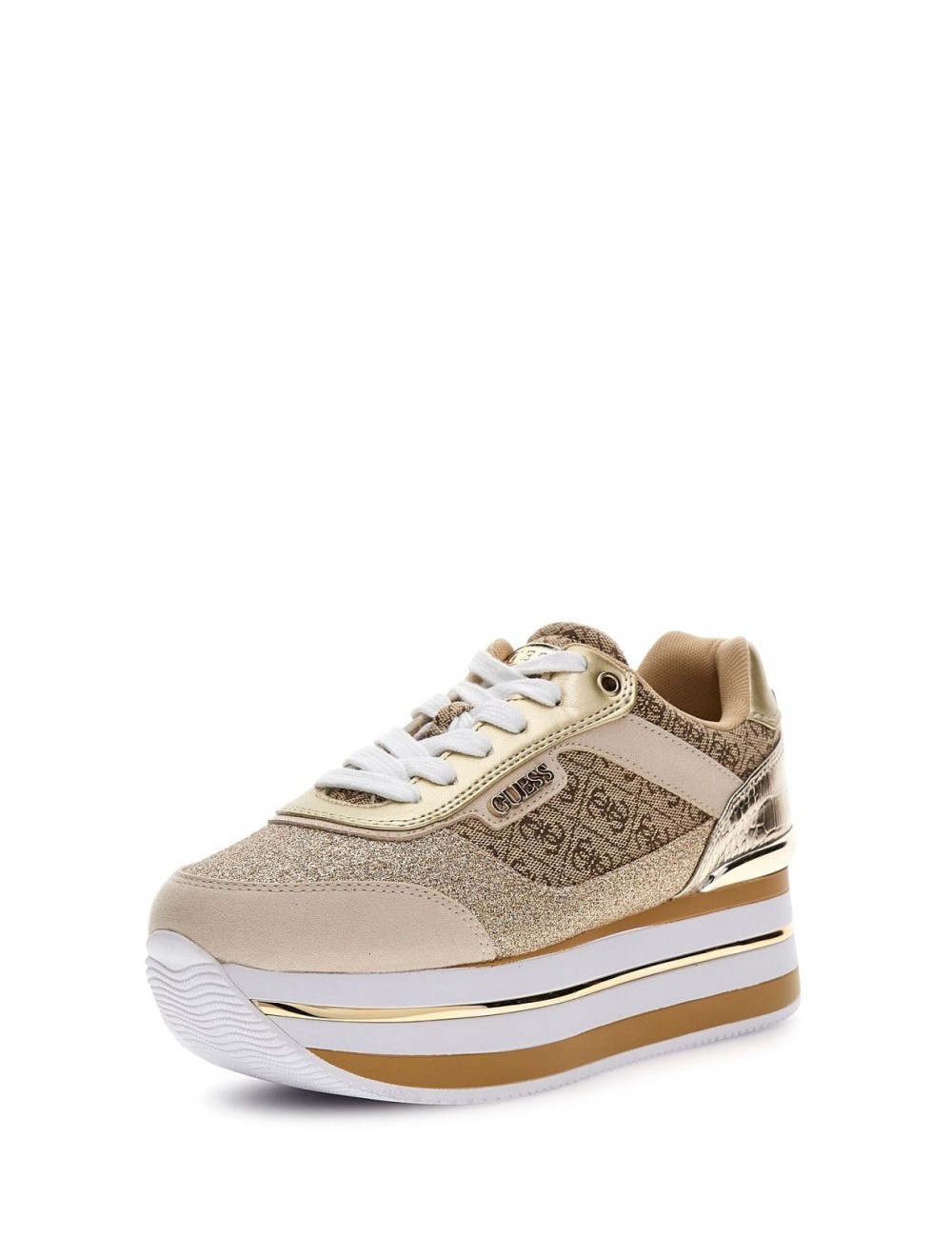 Sneakers in ecopelle Hansin 4g logo GUESS FL5HNSFAL12 | My Brand Italia