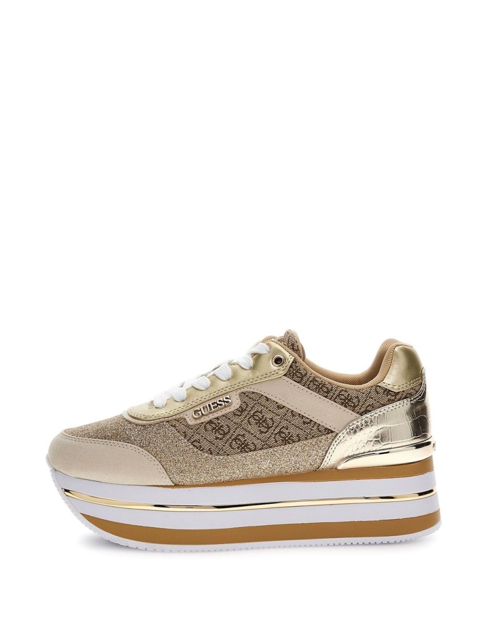 Sneakers in ecopelle Hansin 4g logo GUESS FL5HNSFAL12 | My Brand Italia