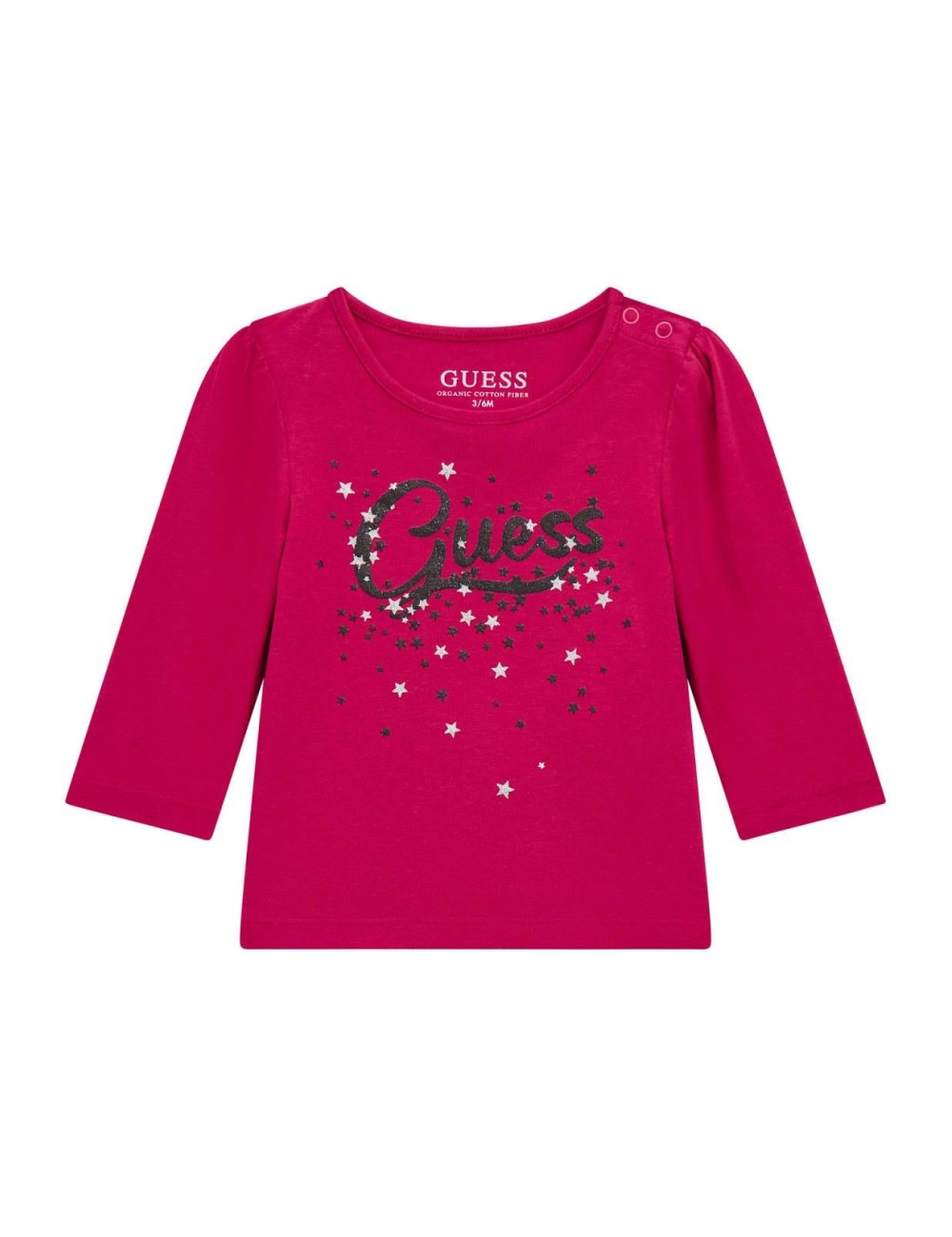 T-shirt neonata a maniche lunghe A4BI01J1314 Guess