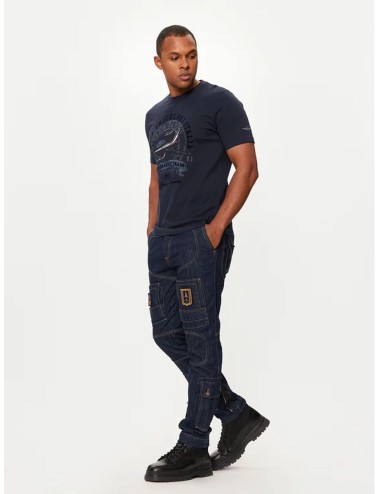 Pantalone Uomo Anti-G in denim Aeronautica Militare