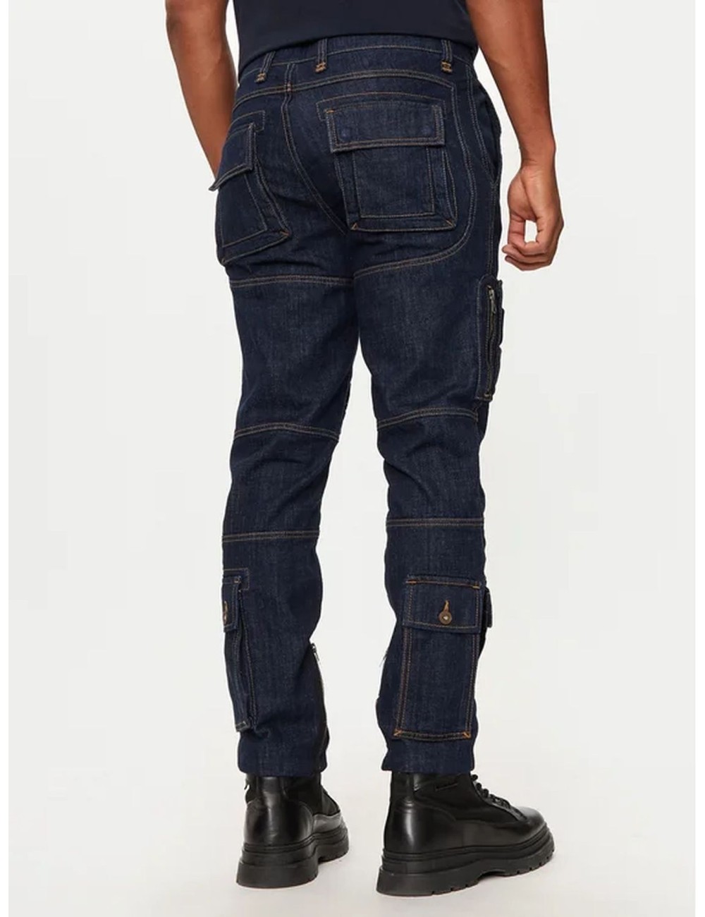 Pantalone Uomo Anti-G in denim Aeronautica Militare