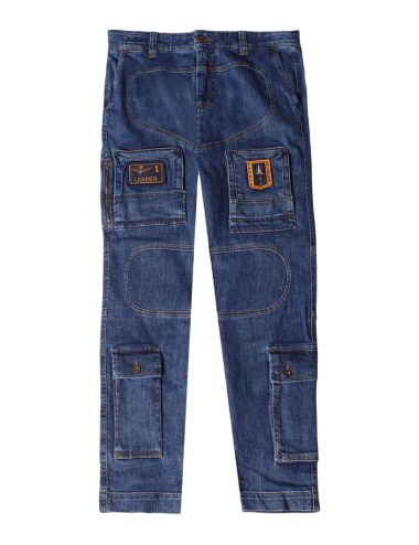 Pantalone Uomo Anti-G in denim Aeronautica Militare