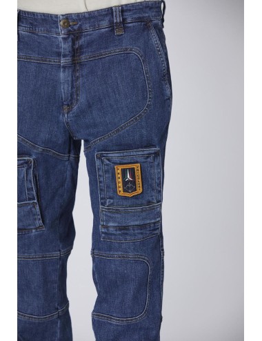 Pantalone Uomo Anti-G in denim Aeronautica Militare