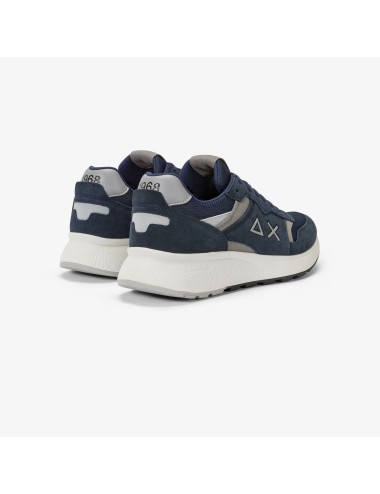 Sneakers uomo in pelle e tessuto Daddy Z44127 SUN68