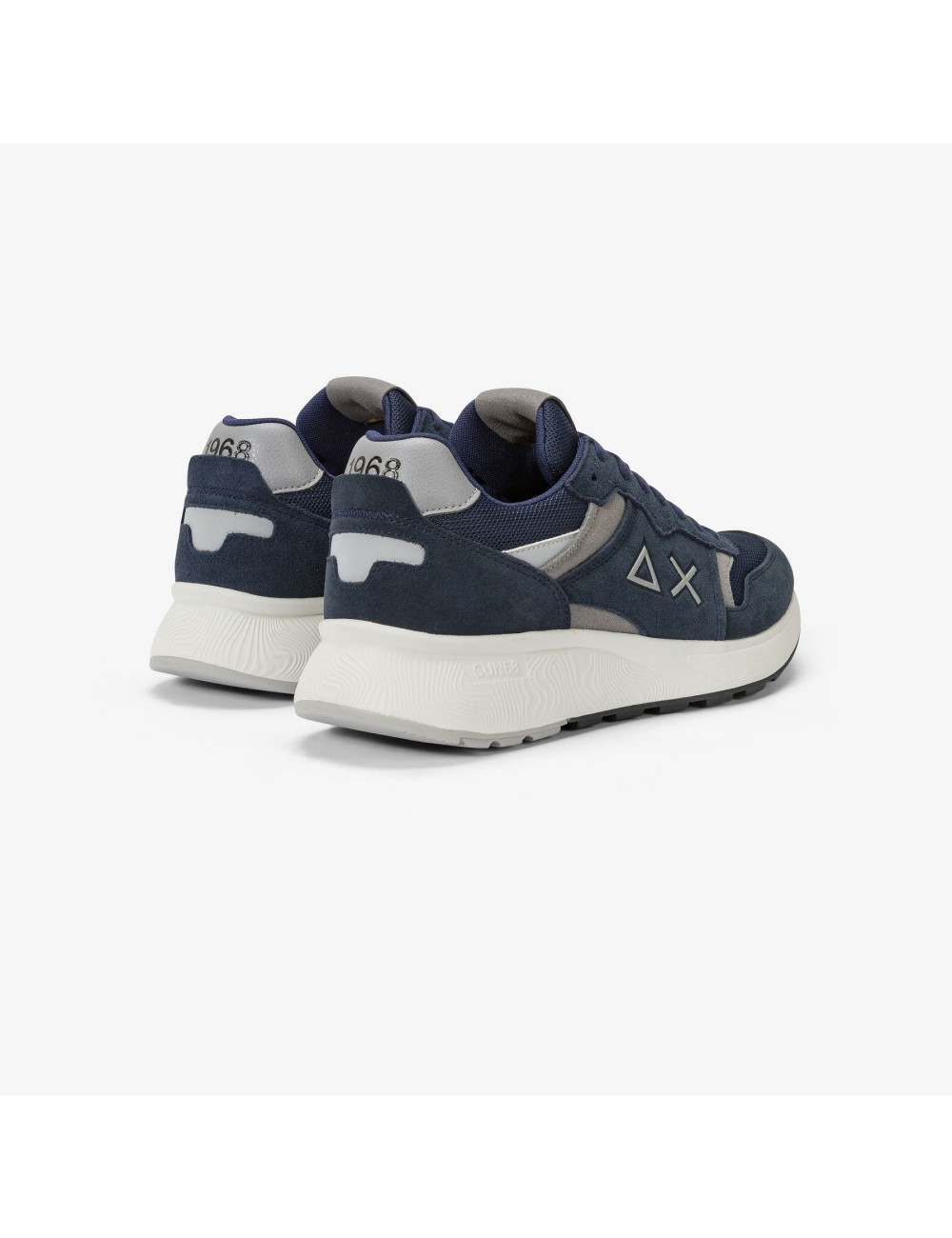 Sneakers uomo in pelle e tessuto Daddy Z44127 SUN68