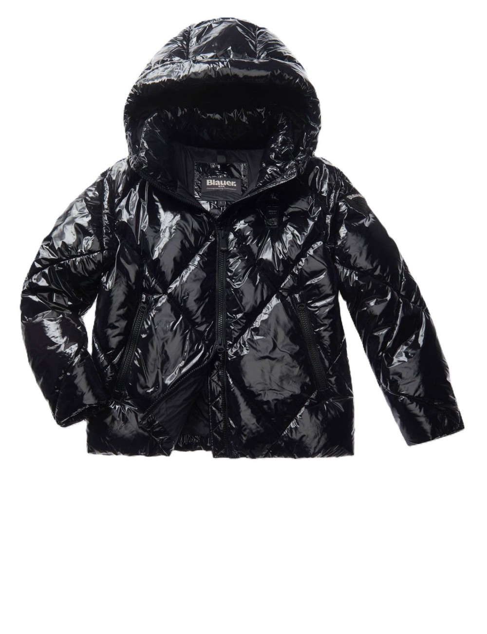 Piumino donna invernale lucido trapuntato June 24WBLDC02314 Blauer