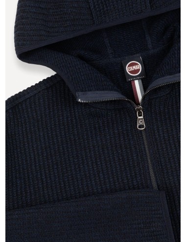 Pullover con zip e cappuccio Colmar