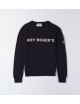 Maglione bambino girocollo con logo frontale RA103 Roy Roger's