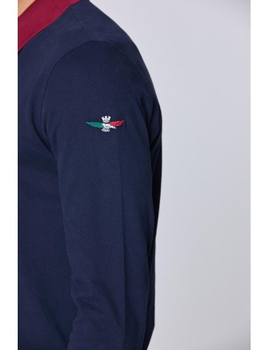 Polo uomo aquila tricolore 242PO1813J564 Aeronautica Militare