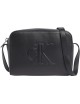 Borsa camera bag a tracolla con logo in rilievo K60K612726 Calvin Klein